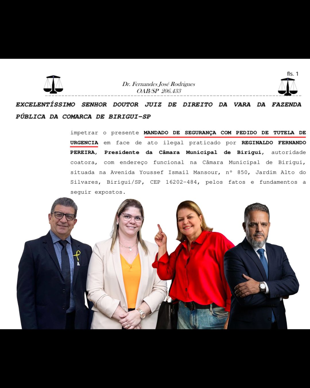 Mandado de segurança em Birigui pode alterar Comissão Processante