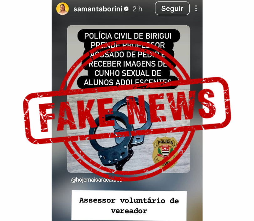 GESTÃO DA DESINFORMAÇÃO EM BIRIGUI: PREFEITA DIVULGA INFORMAÇÃO IMPRECISA, EXPÕE TERCEIROS E REPETE PADRÃO QUE JÁ GEROU CONDENAÇÃO JUDICIAL NA FAMÍLIA