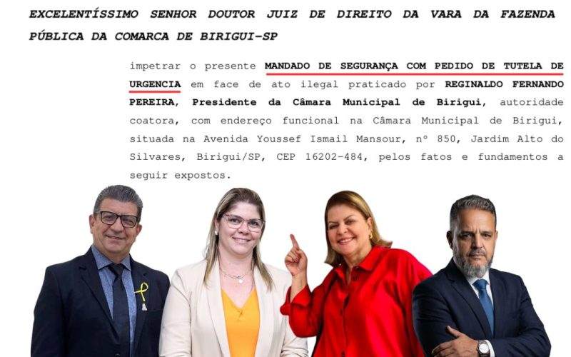 Mandado de segurança em Birigui pode alterar Comissão Processante