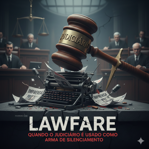 Lawfare contra a imprensa: quando o Judiciário vira arma de silenciamento