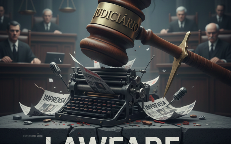 Lawfare contra a imprensa: quando o Judiciário vira arma de silenciamento