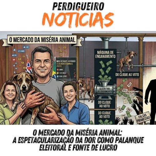 O MERCADO DA MISÉRIA ANIMAL: A ESPETACULARIZAÇÃO DA DOR COMO PALANQUE ELEITORAL E FONTE DE LUCRO