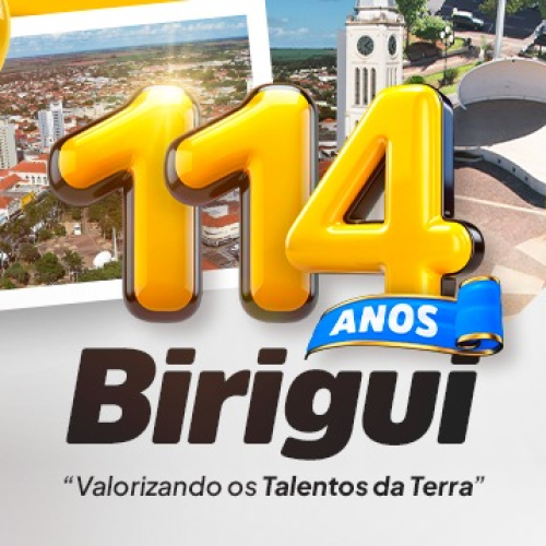 Prefeitura anuncia calendário de eventos para comemorar os 114 anos de Birigui